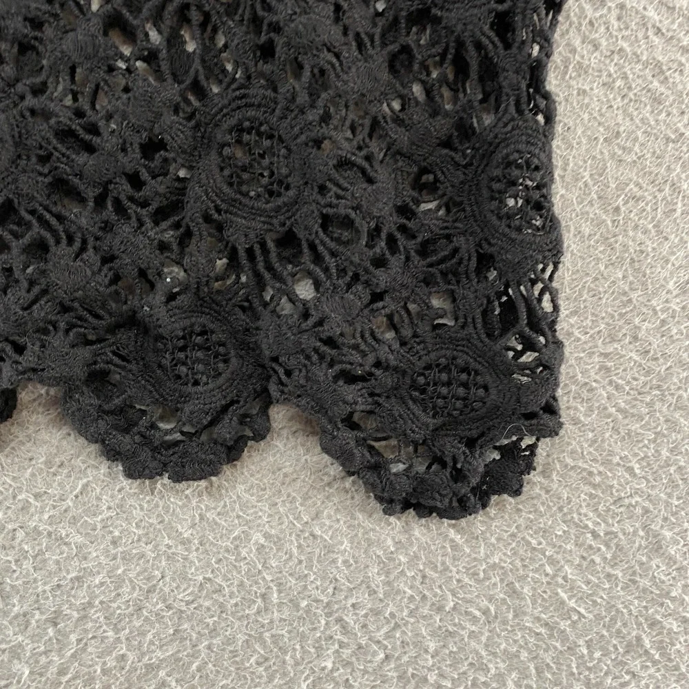 Venus Lace Dress Womens Medium Goth Grunge‎ Coverup Layering Wide Sleeves Punk